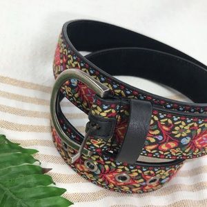 Floral Patterned Women's Belt
